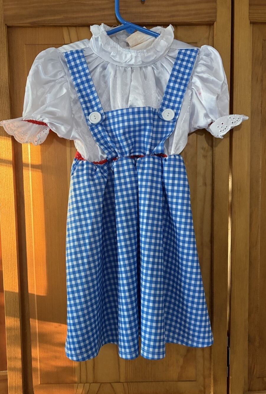 Girls Dorothy Dress Halloween Costume Size Toddler Large
